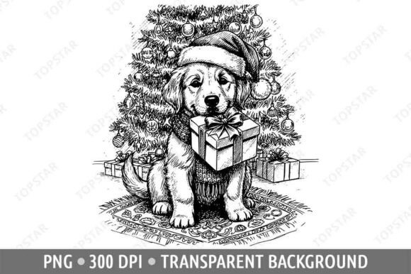 Download Cute Dog with Santa Hat Clipart Drawing - Santa hat clipart Collection