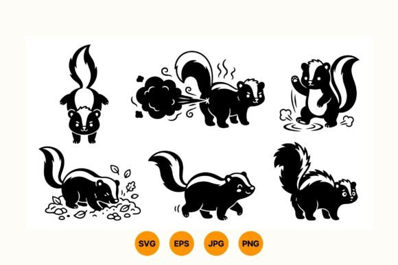 Download Playful Skunk Clipart Collection - Collection Collection
