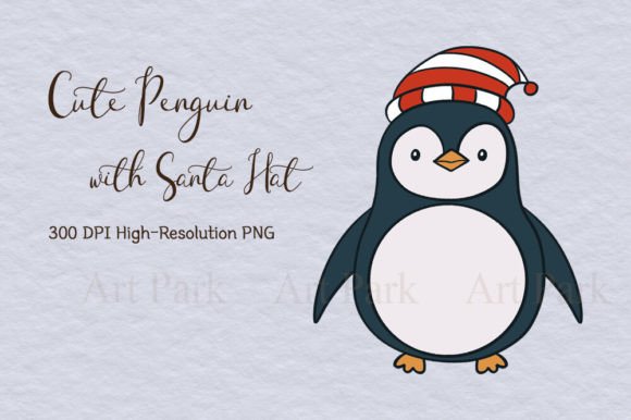 Download Penguin with Santa Hat Clipart - Santa hat clipart Collection