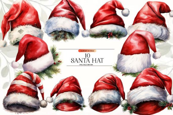 Download Christmas Santa Hat Clipart - Santa hat clipart Collection